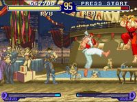 une photo d'Ã©cran de Street Fighter Alpha 2 sur Nintendo Super Nes